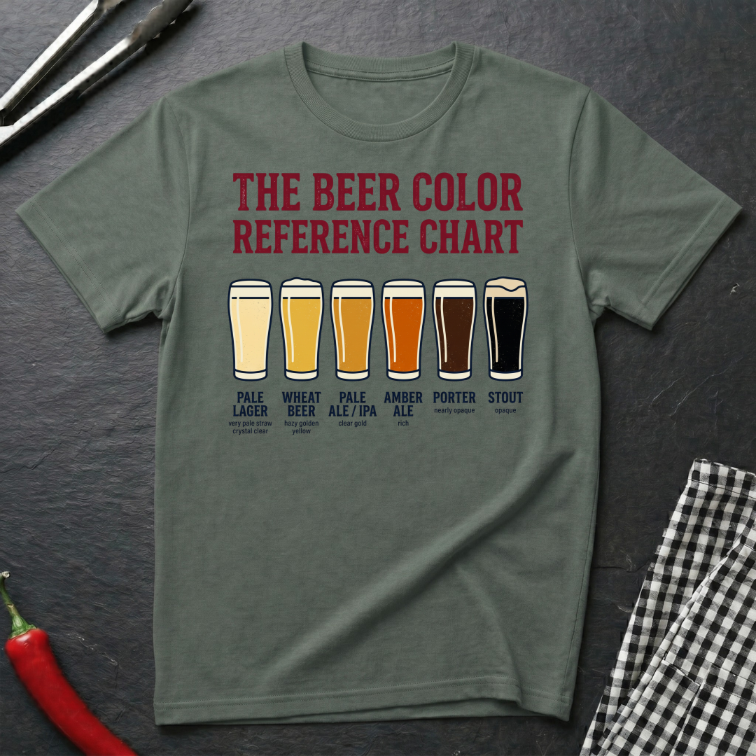 Beer Color Chart T-Shirt product image 5