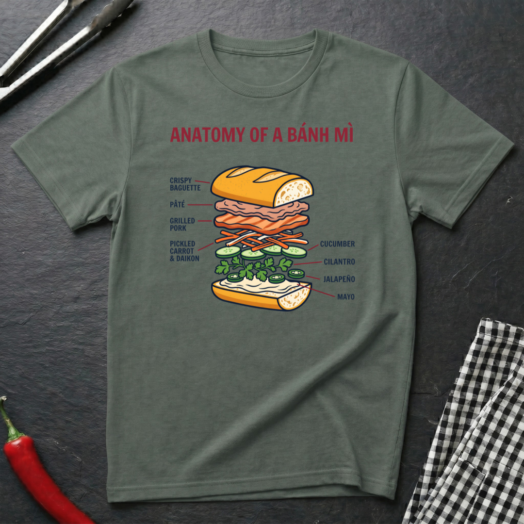 Bánh Mì Anatomy T-Shirt product image 5