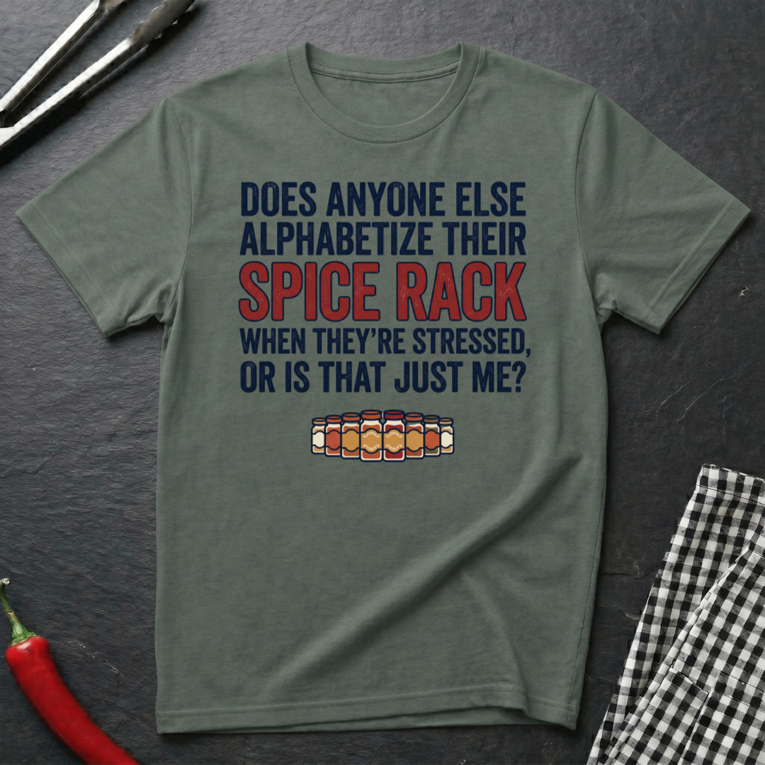 Alphabetizing Spice Rack T-Shirt product image 5