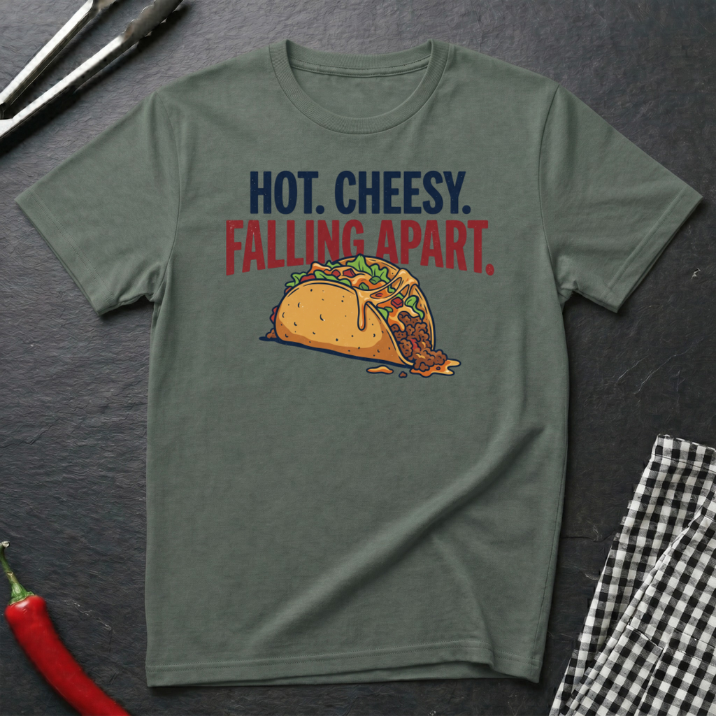 Hot. Cheesy. Falling Apart. T-Shirt product image 5