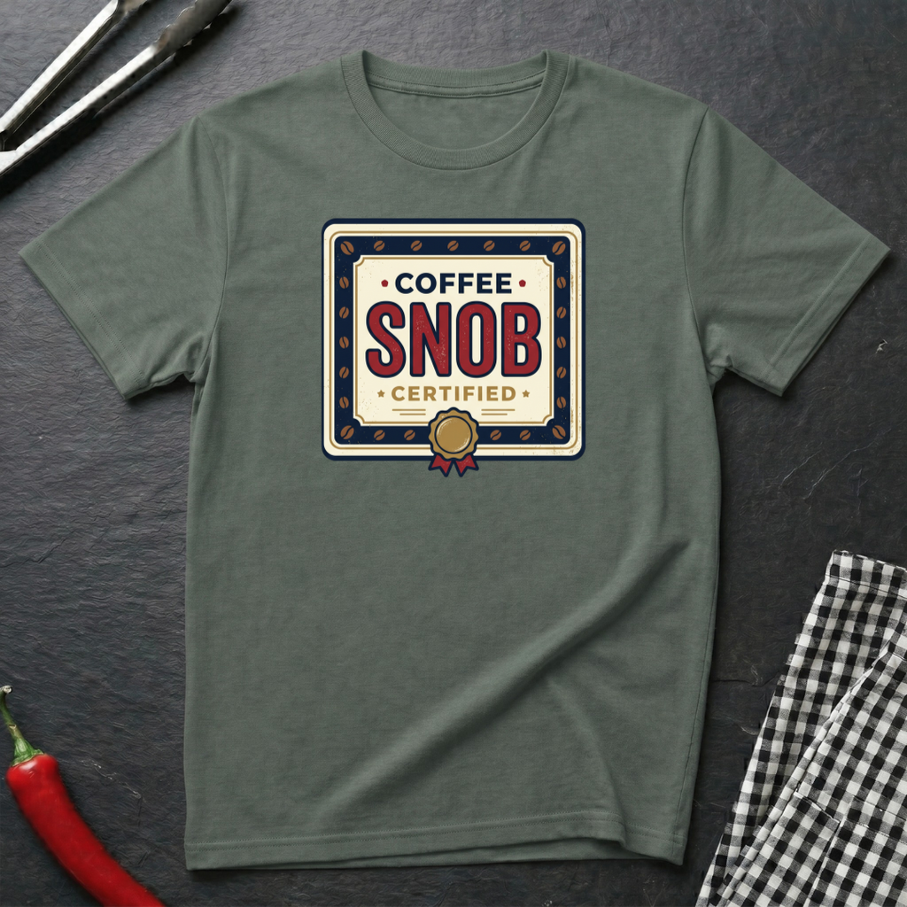 Coffee Snob Certified T-Shirt product image 5