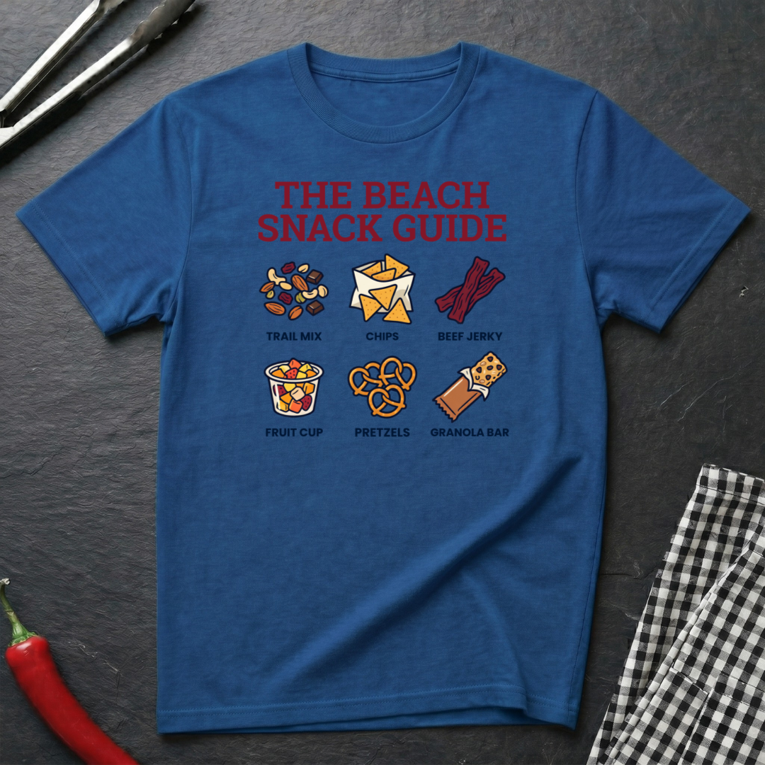 Beach Snack Guide T-Shirt product image 3