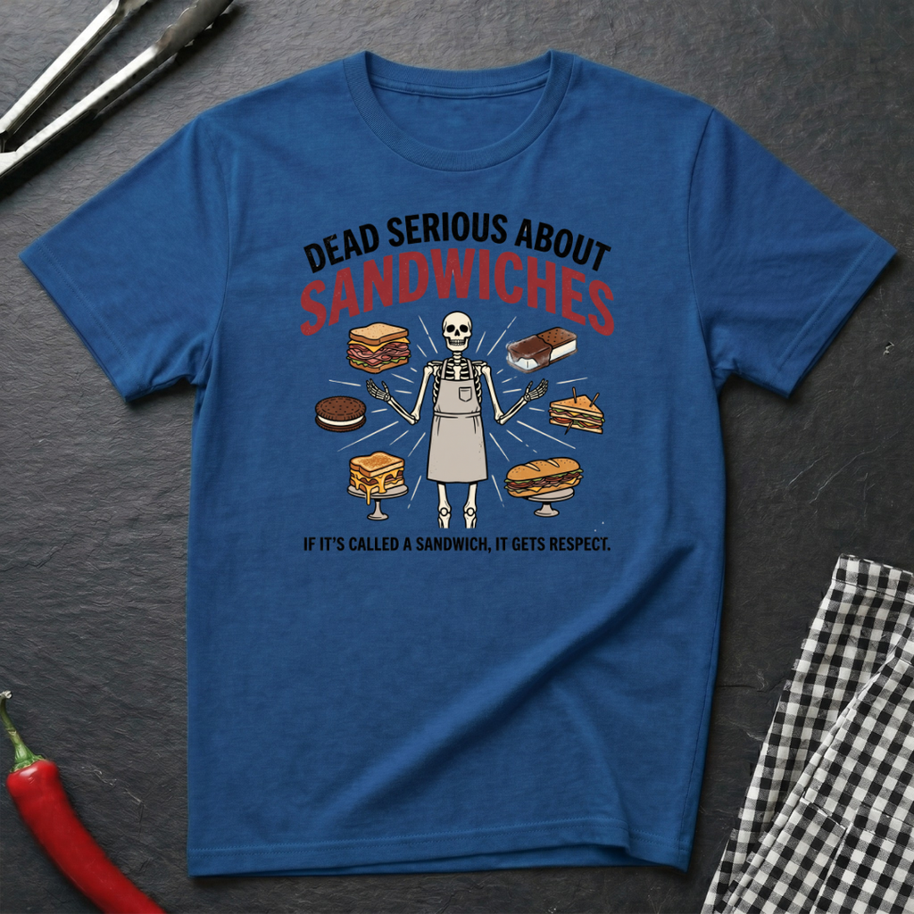 Dead Serious About Sandwiches T-Shirt product image 3