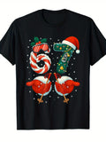 67 Christmas Winter Front Print, Men's Short Sleeve T-Shirt product image 1