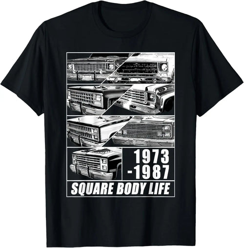 1973-1987 Square TruckT-Shirt£¬100% cotton,car fans product image 1