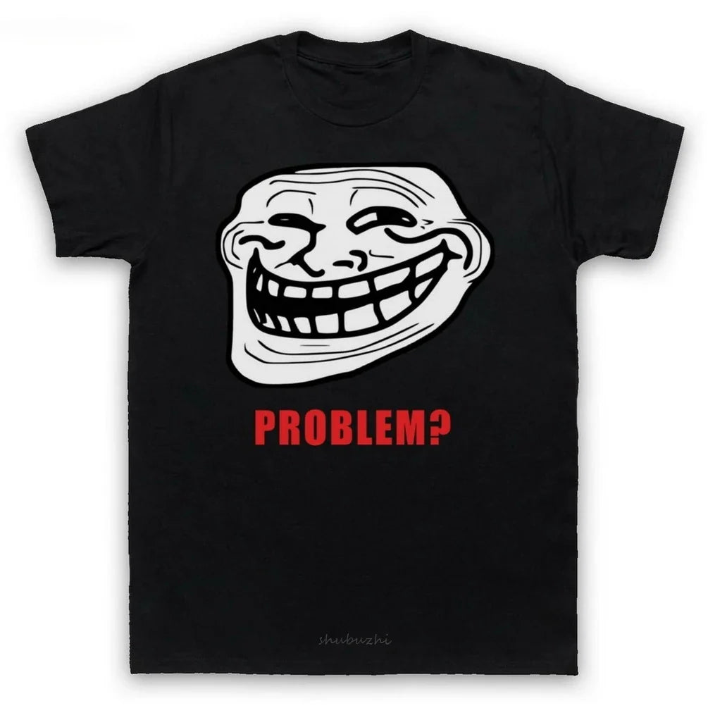 TROLLFACE MEME RAGE COMIC FUNNY TROLL JOKE INTERNET Mens product image 1