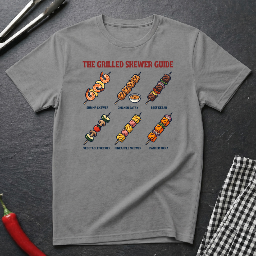 Grilled Skewer Guide T-Shirt product image 4