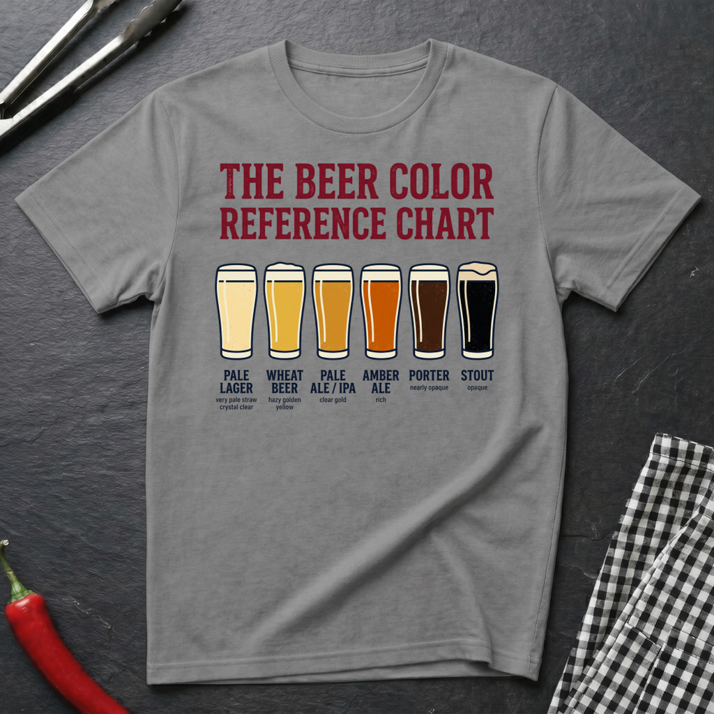 Beer Color Chart T-Shirt product image 4