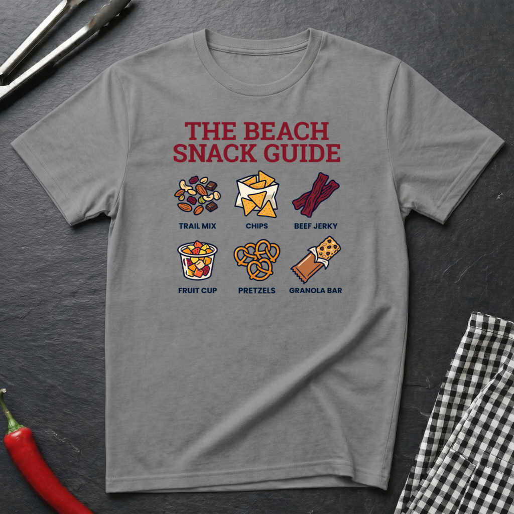 Beach Snack Guide T-Shirt product image 4