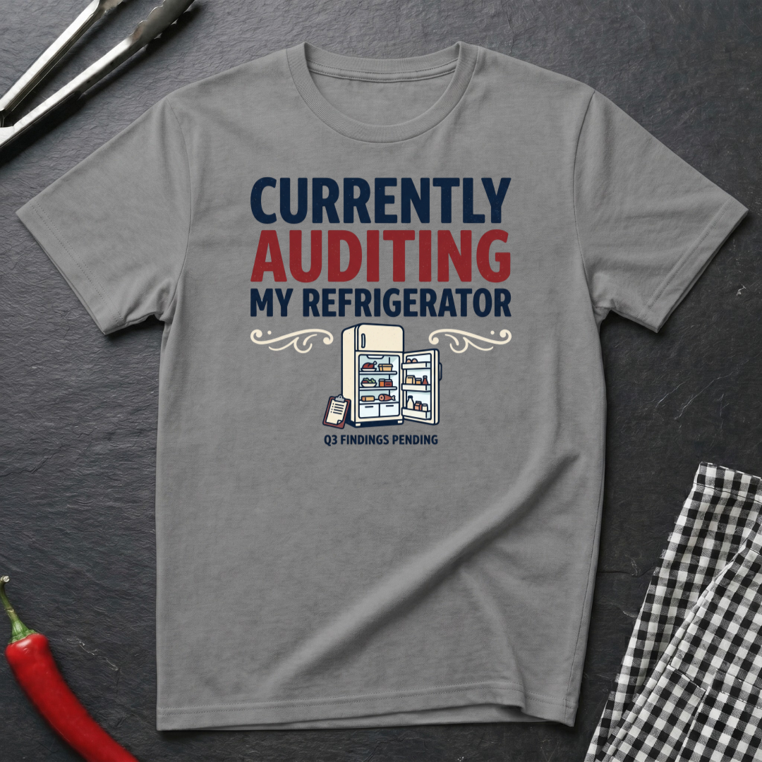 Auditing My Refrigerator T-Shirt product image 4