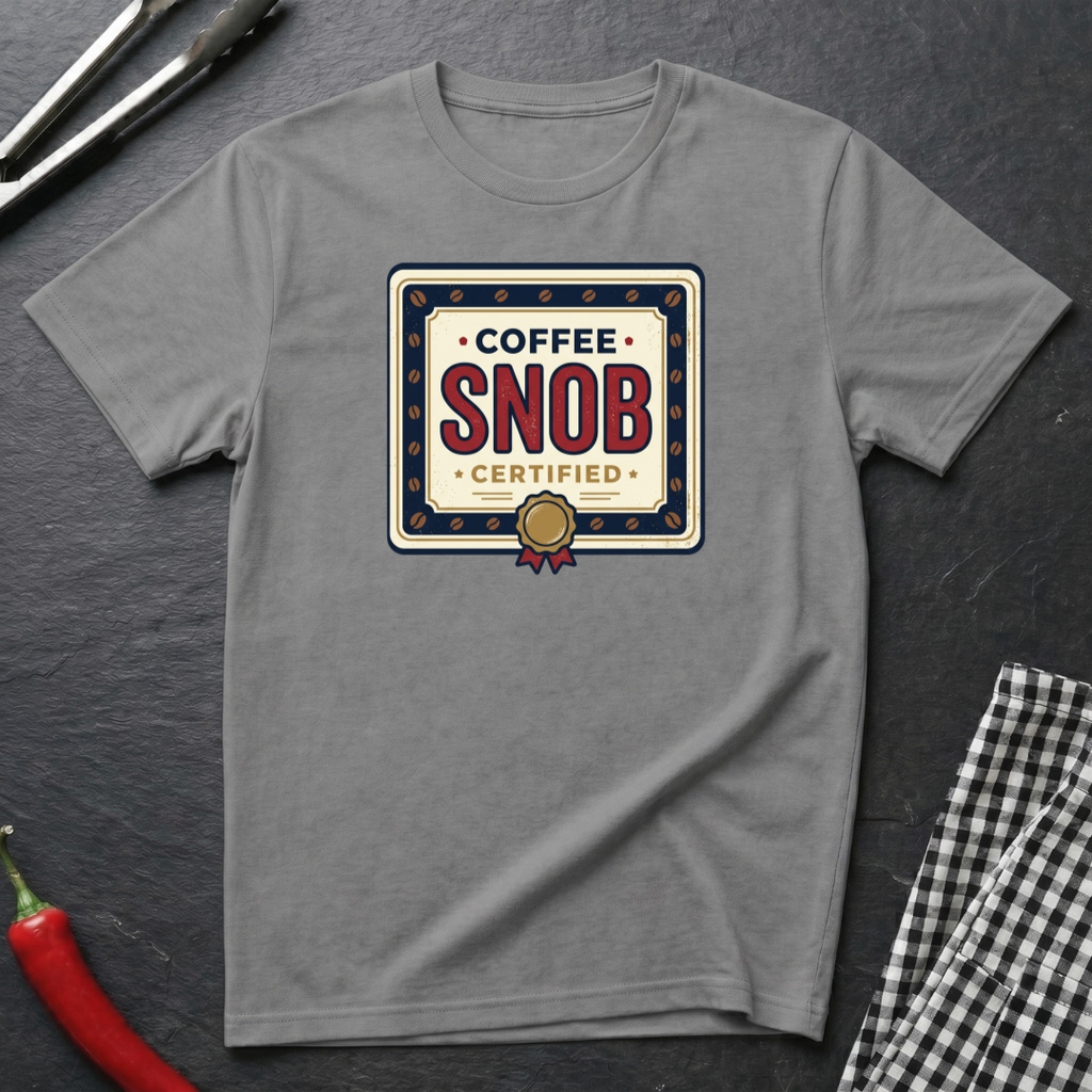 Coffee Snob Certified T-Shirt product image 3