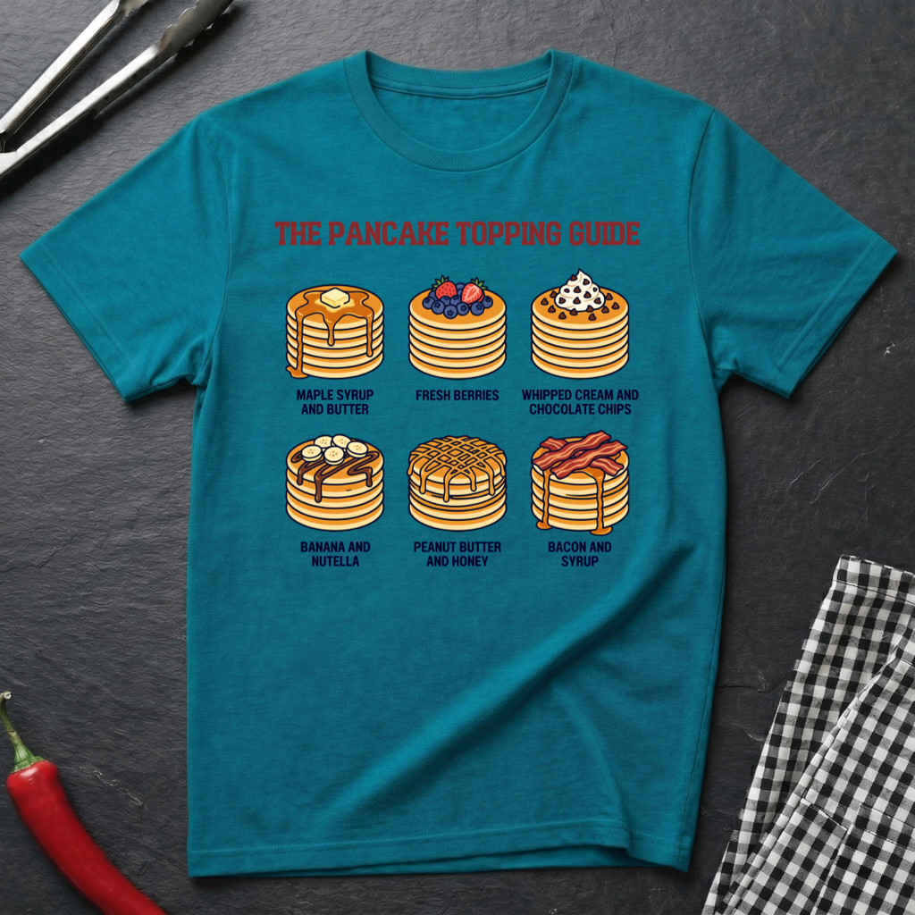 Pancake Topping Guide T-Shirt product image 1