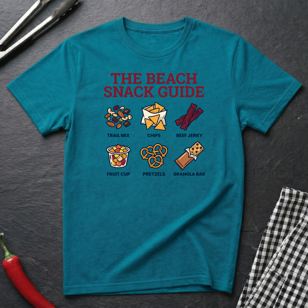 Beach Snack Guide T-Shirt product image 6