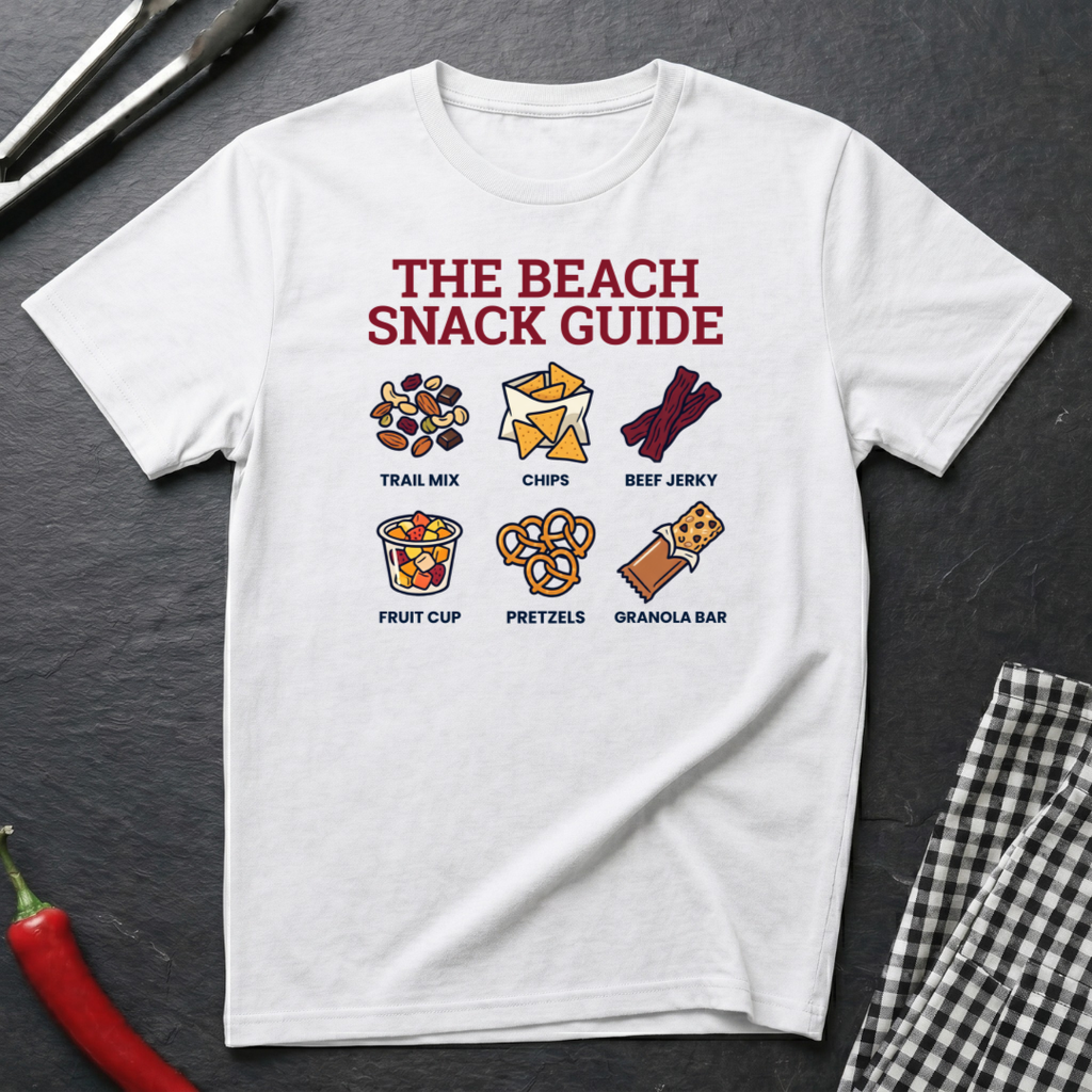 Beach Snack Guide T-Shirt product image 5