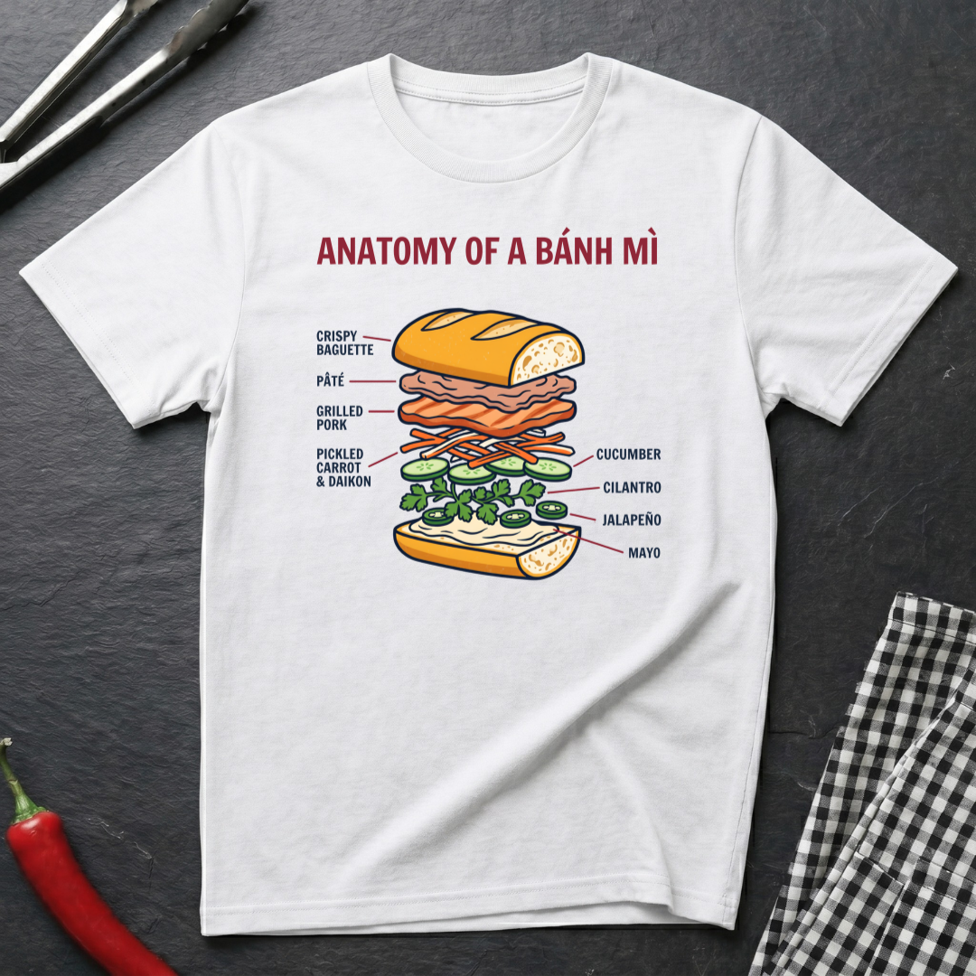 Bánh Mì Anatomy T-Shirt product image 4