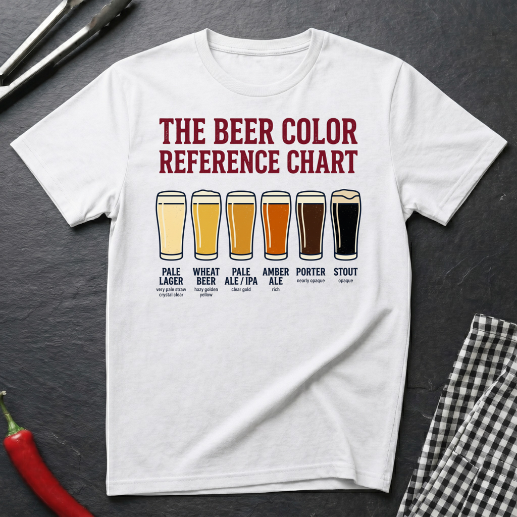 Beer Color Chart T-Shirt product image 1