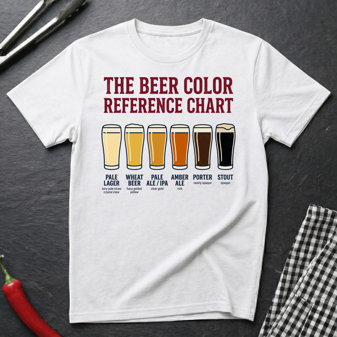 Beer Color Chart T-Shirt product image 1