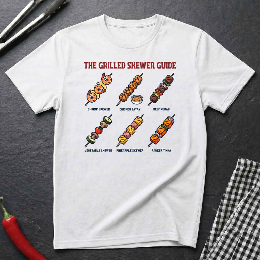 Grilled Skewer Guide T-Shirt product image 5