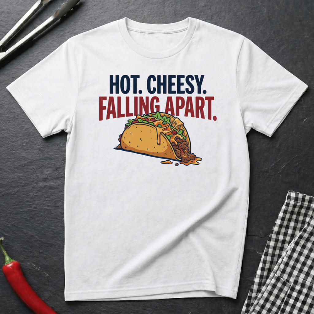Hot. Cheesy. Falling Apart. T-Shirt product image 1