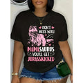 Don't Mess With Mamasaurus Funny Mother's Day T-Shirt product image 1