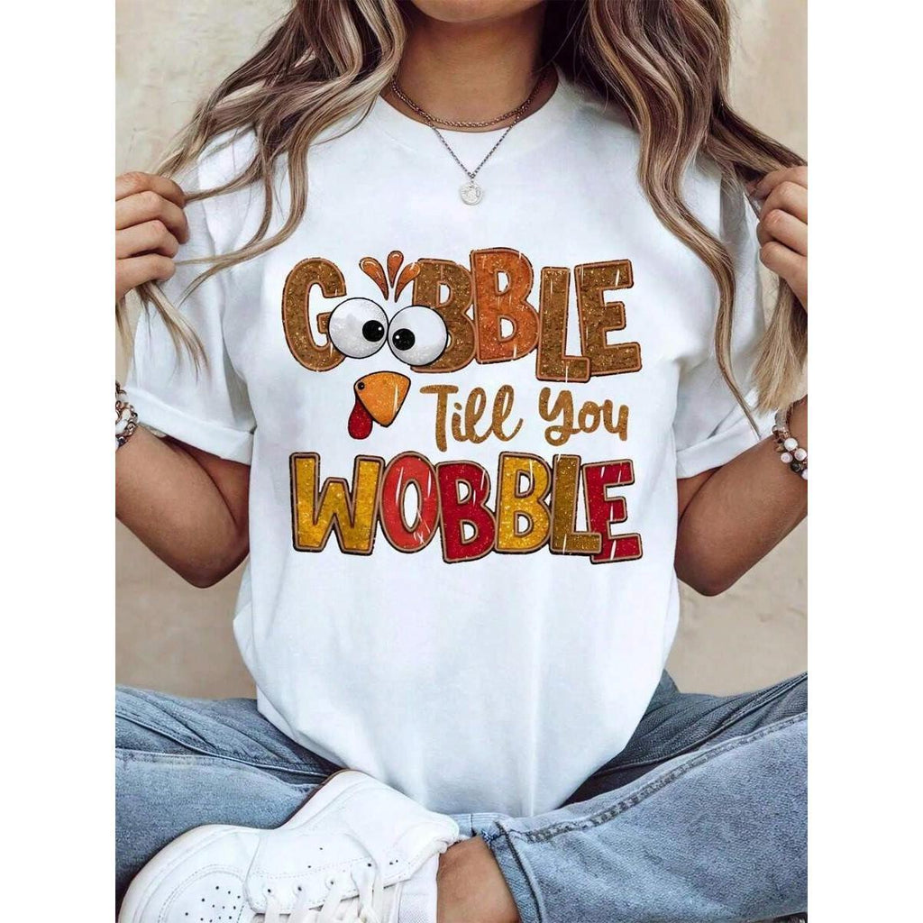 Thanksgiving Gobble Humor Graphic T-Shirt product image 1