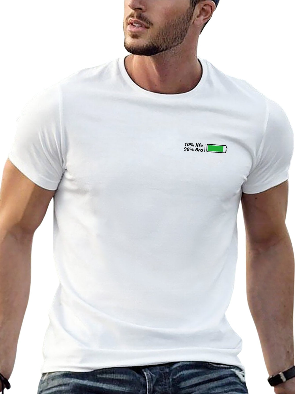 10%Life 90%Bro BFF grathic tee product image 3