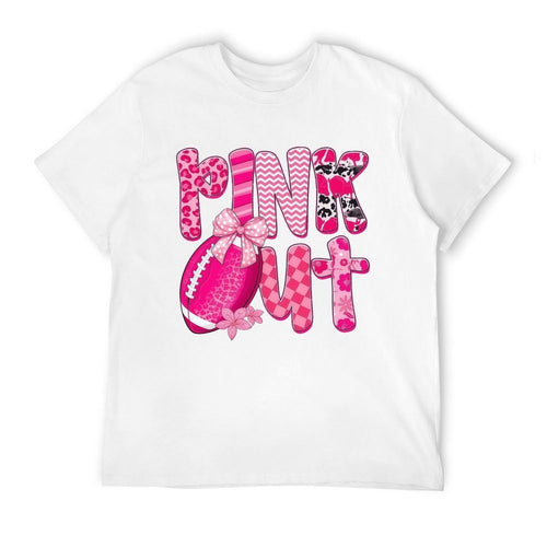 "Pink Out" Graphic Shirt With Football And Bow Details product image 1