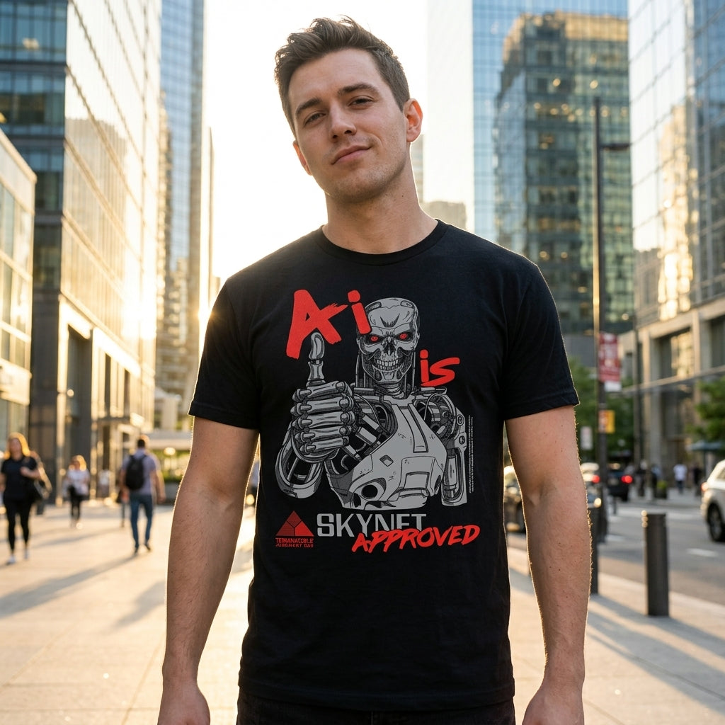 AI Is Skynet Approved Men's T Shirt product image 2