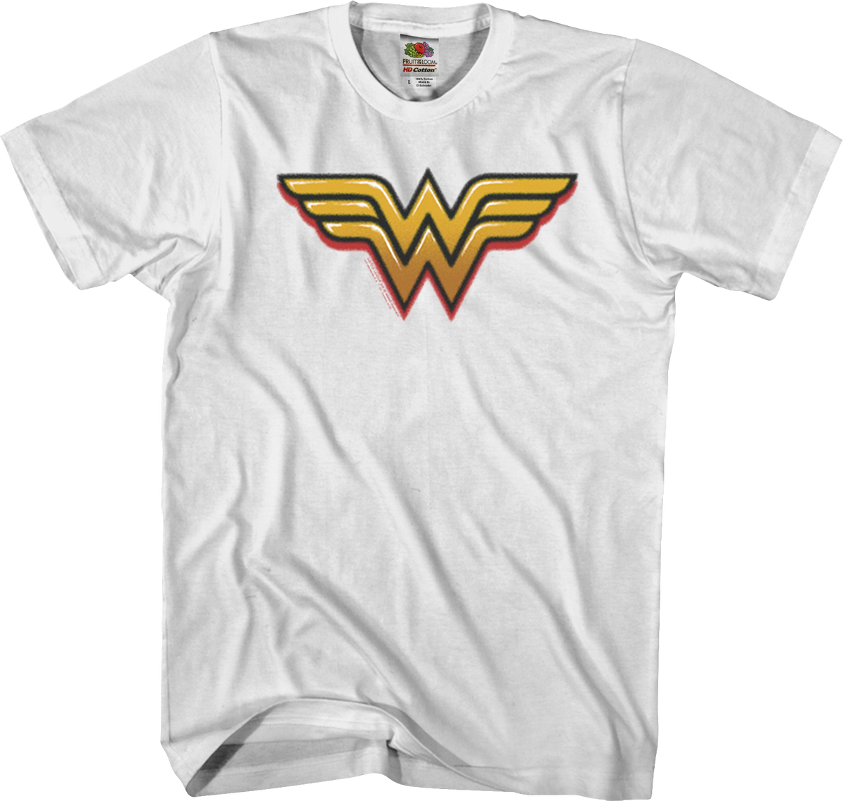 Airbrush Wonder Woman Logo DC Comics T-Shirt product image 1