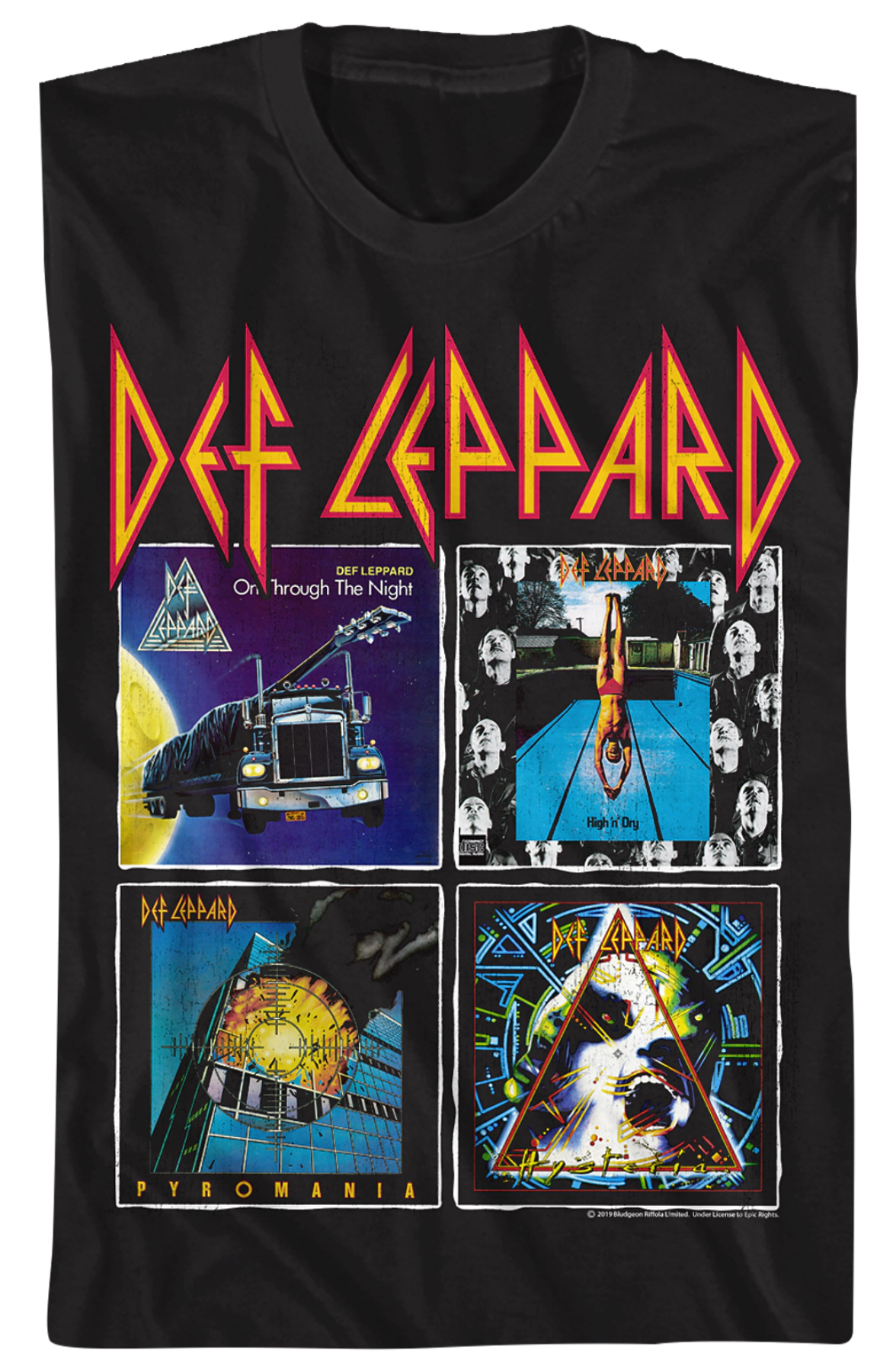 Album Covers Collage Def Leppard T-Shirt product image 2