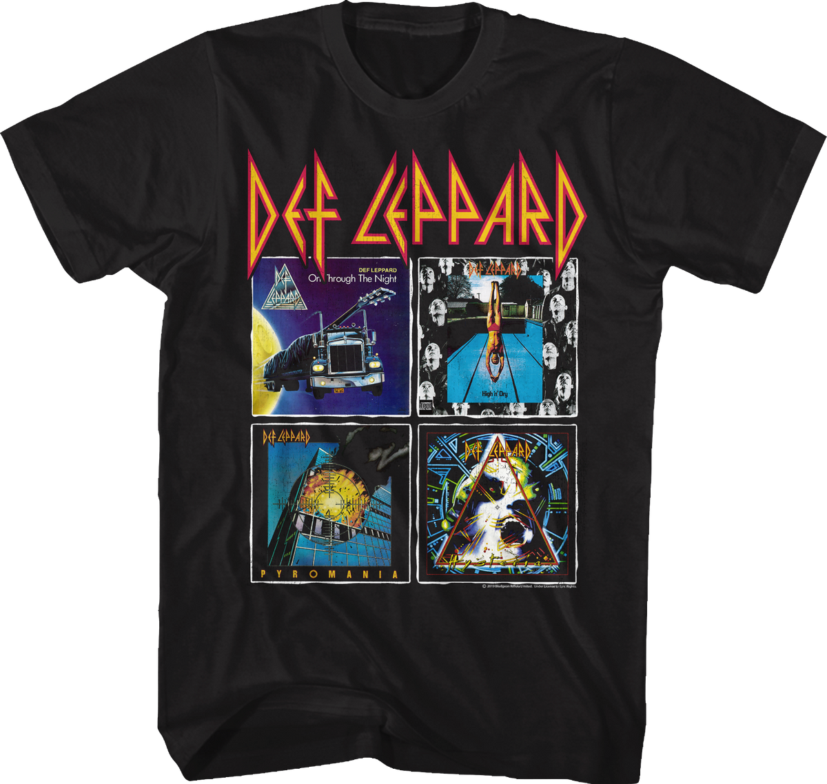 Album Covers Collage Def Leppard T-Shirt product image 1