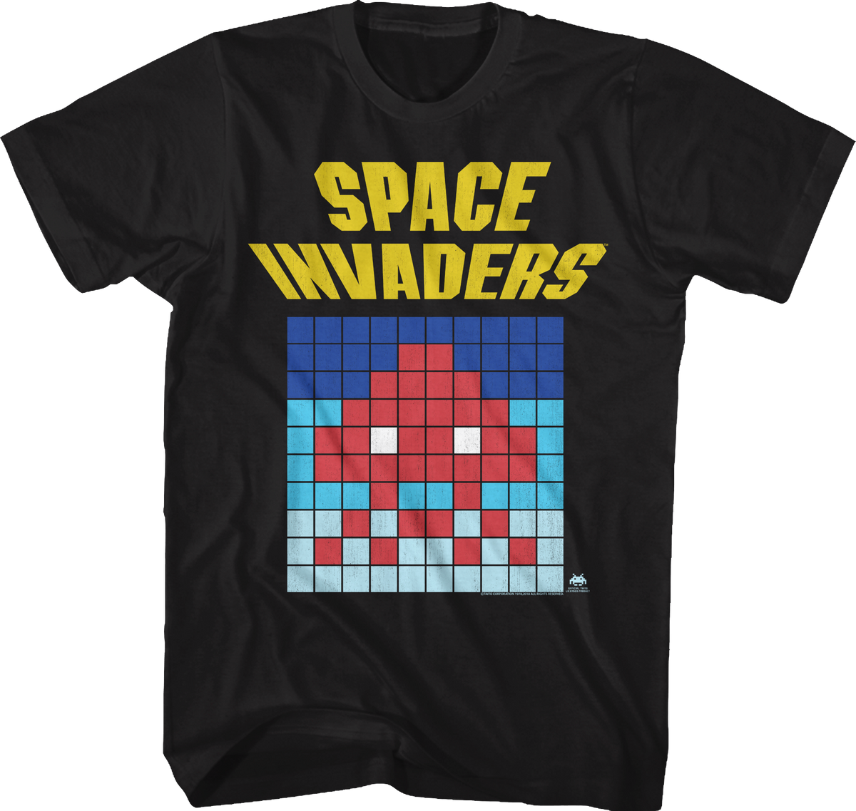 Alien Blocks Space Invaders T-Shirt product image 1
