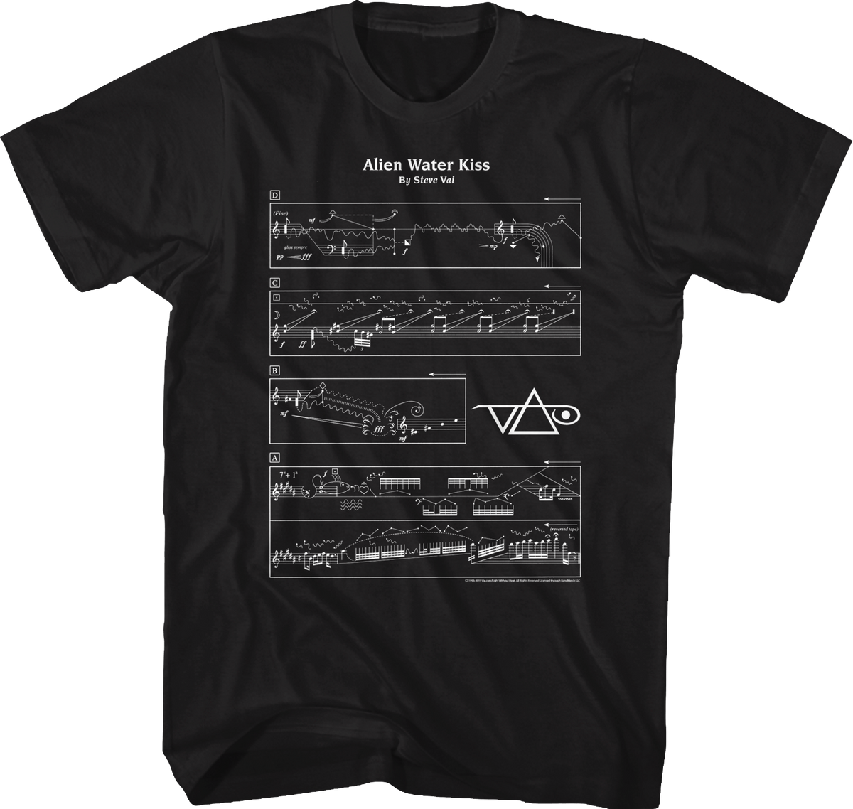Alien Water Kiss Steve Vai T-Shirt product image 1