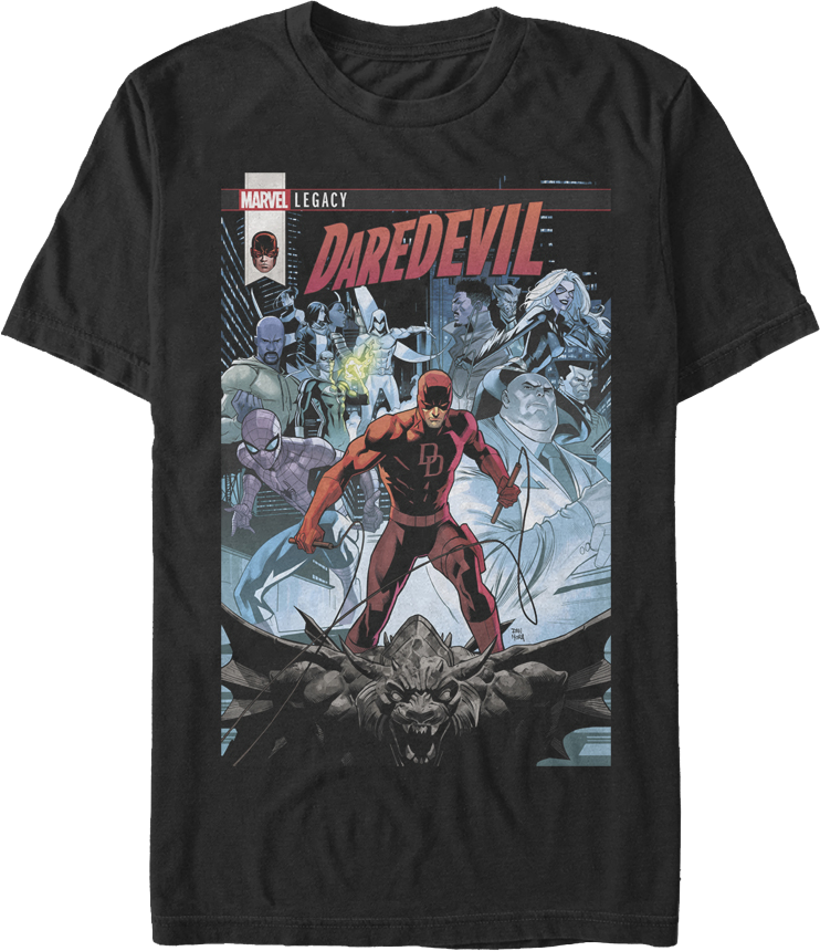 Back In Black Daredevil T-Shirt product image 1
