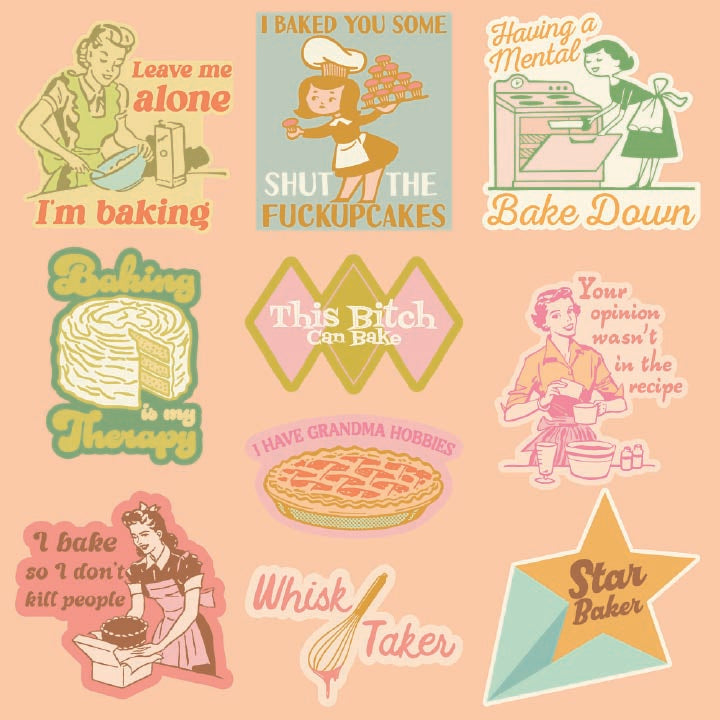 Baking Stickers