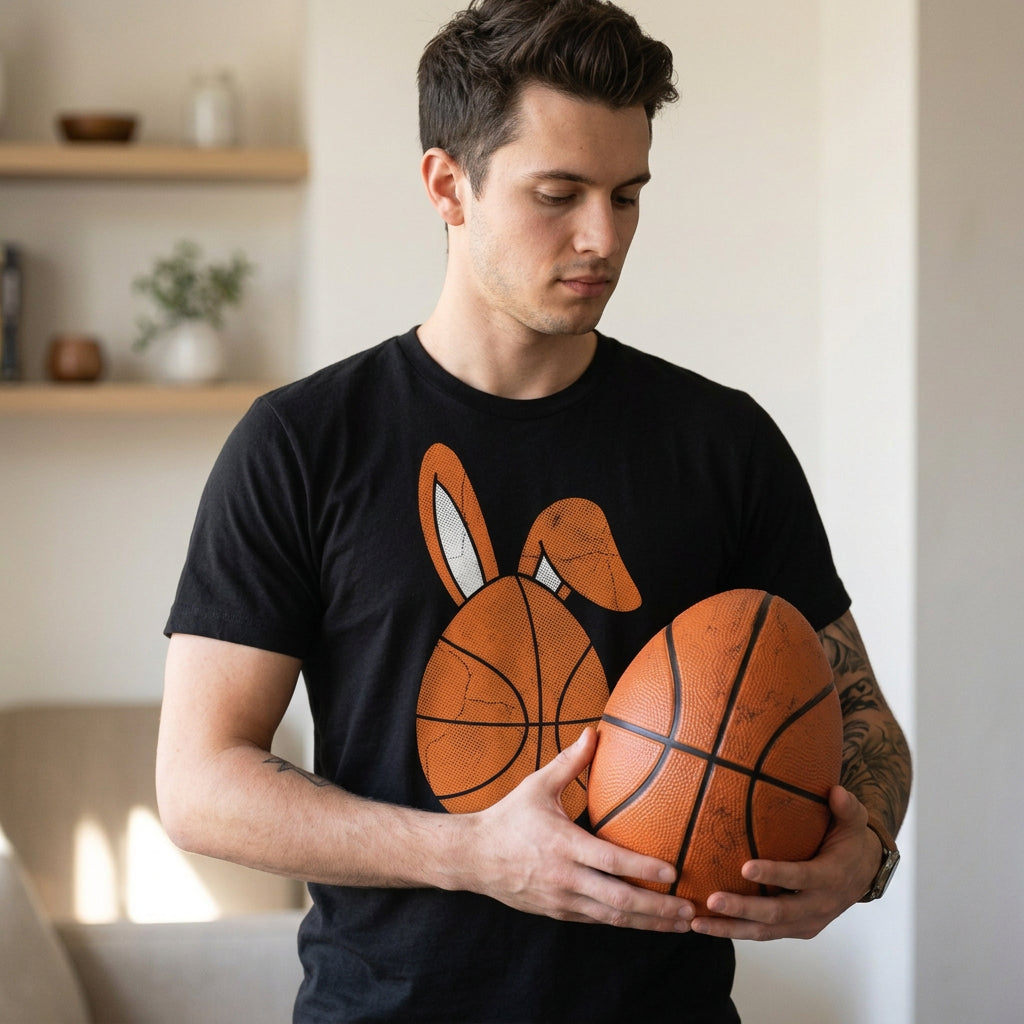 Basketball Easter Egg Men's T Shirt product image 2