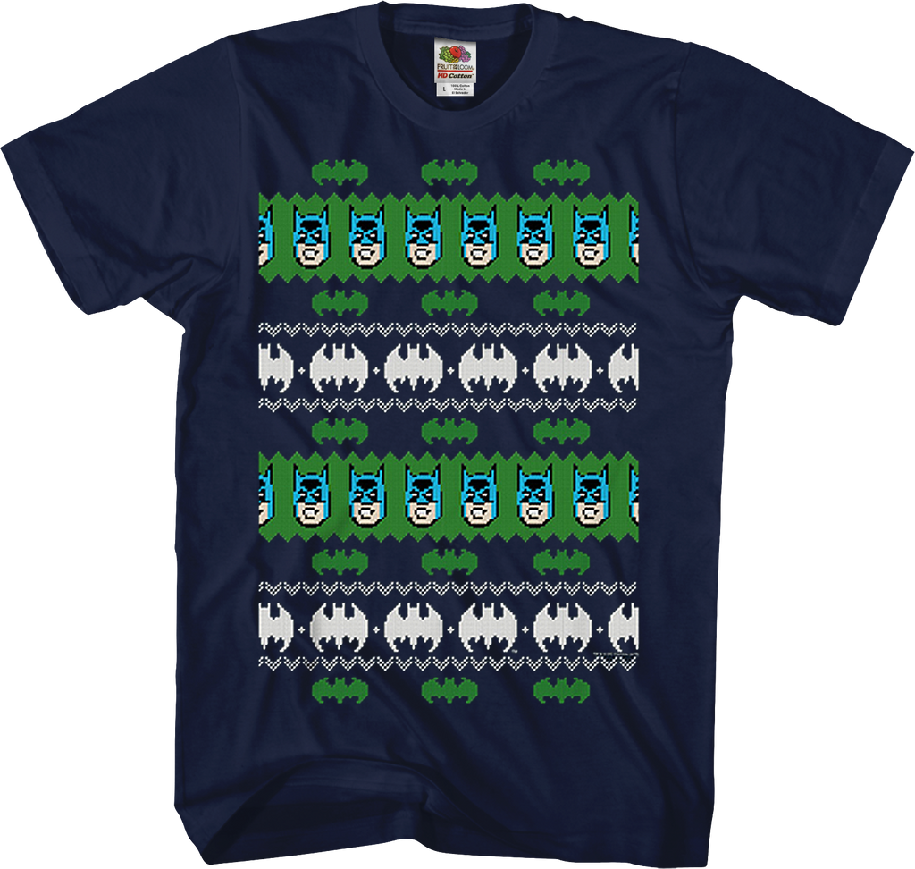 Batman Ugly Faux Knit DC Comics T-Shirt product image 1