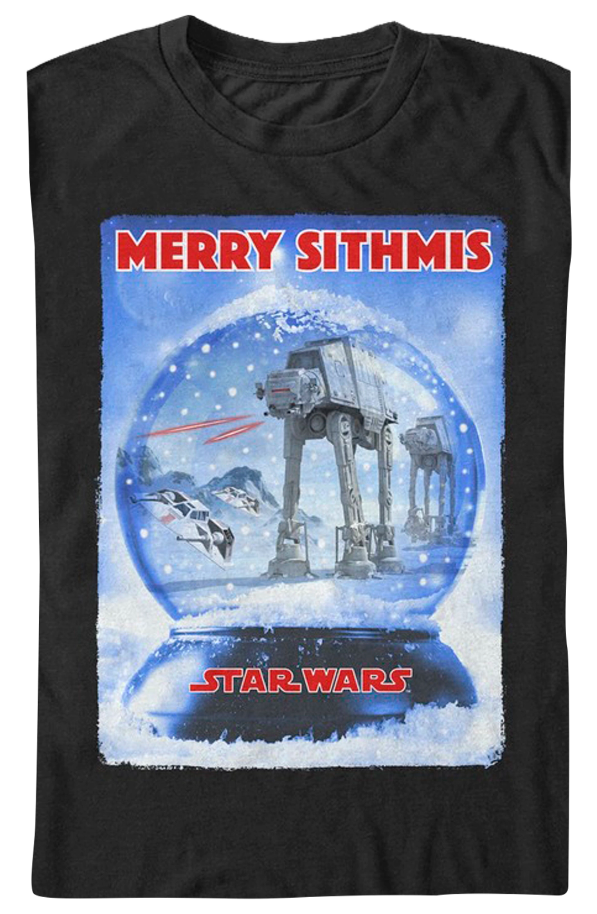 Battle of Hoth Snow Globe Star Wars T-Shirt product image 2