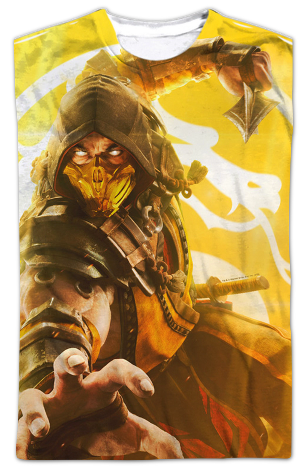 Big Print Scorpion Mortal Kombat T-Shirt product image 2