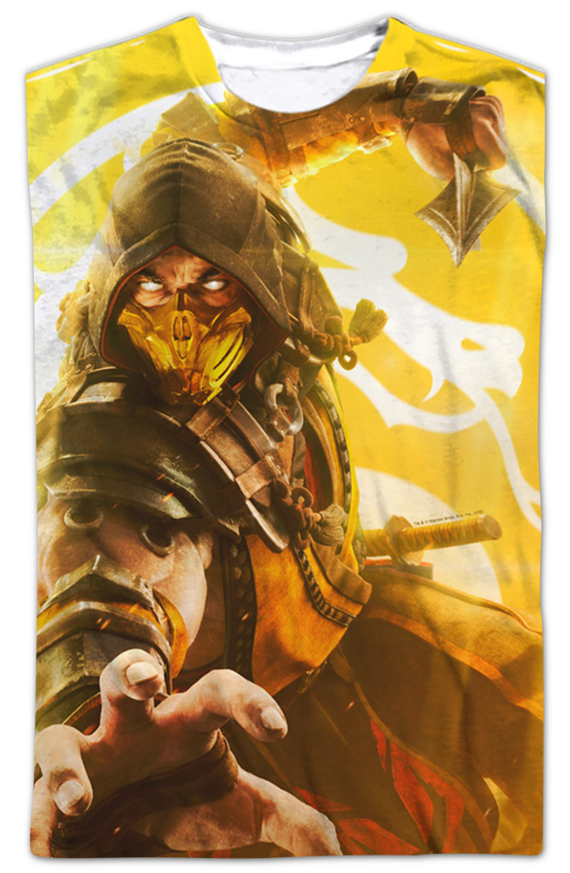 Big Print Scorpion Mortal Kombat T-Shirt product image 2