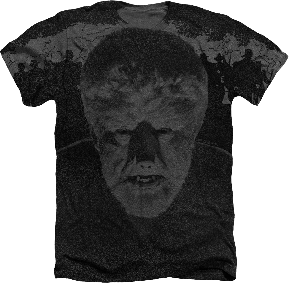 Big Print Wolf Man T-Shirt product image 1