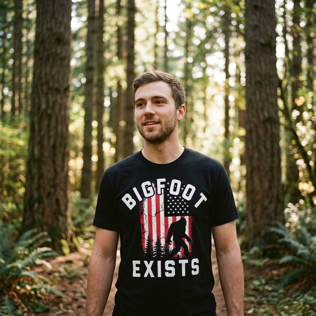 Bigfoot Exists Men's T Shirt product image 4