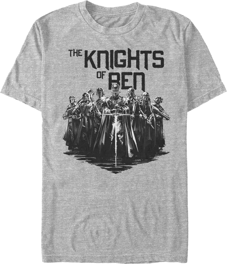 Black And White Knights Of Ren Star Wars T-Shirt product image 1