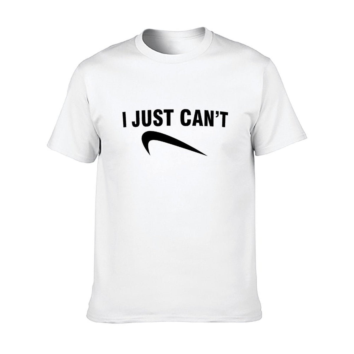Graphic tee [i just can't] funny t-shirt Unisex product image 2