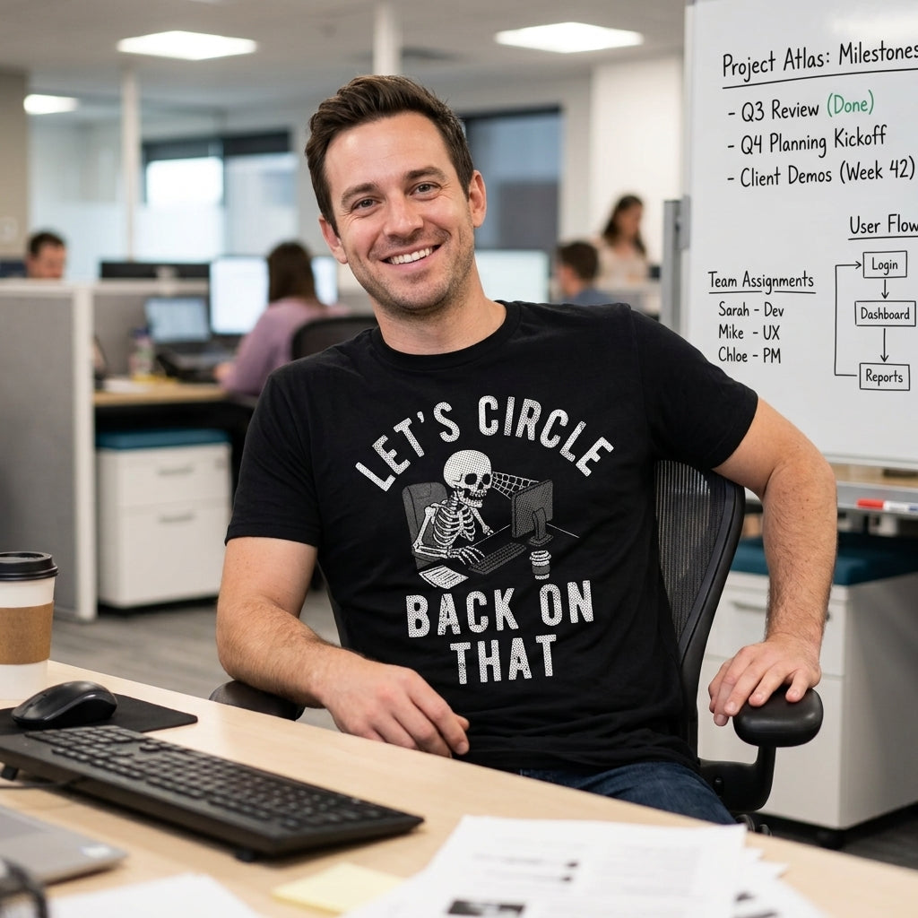 Lets Circle Back On That Men's T Shirt product image 2