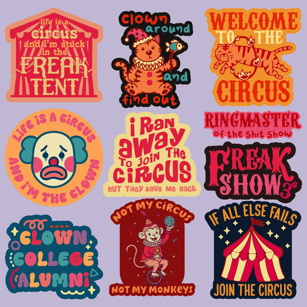Circus Stickers