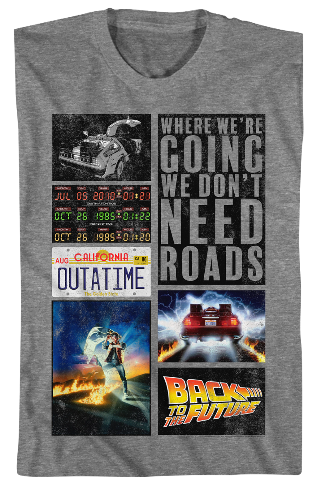 Collage Back To The Future T-Shirt product image 2