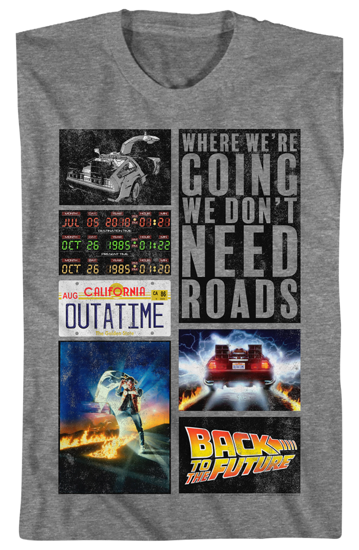 Collage Back To The Future T-Shirt product image 2
