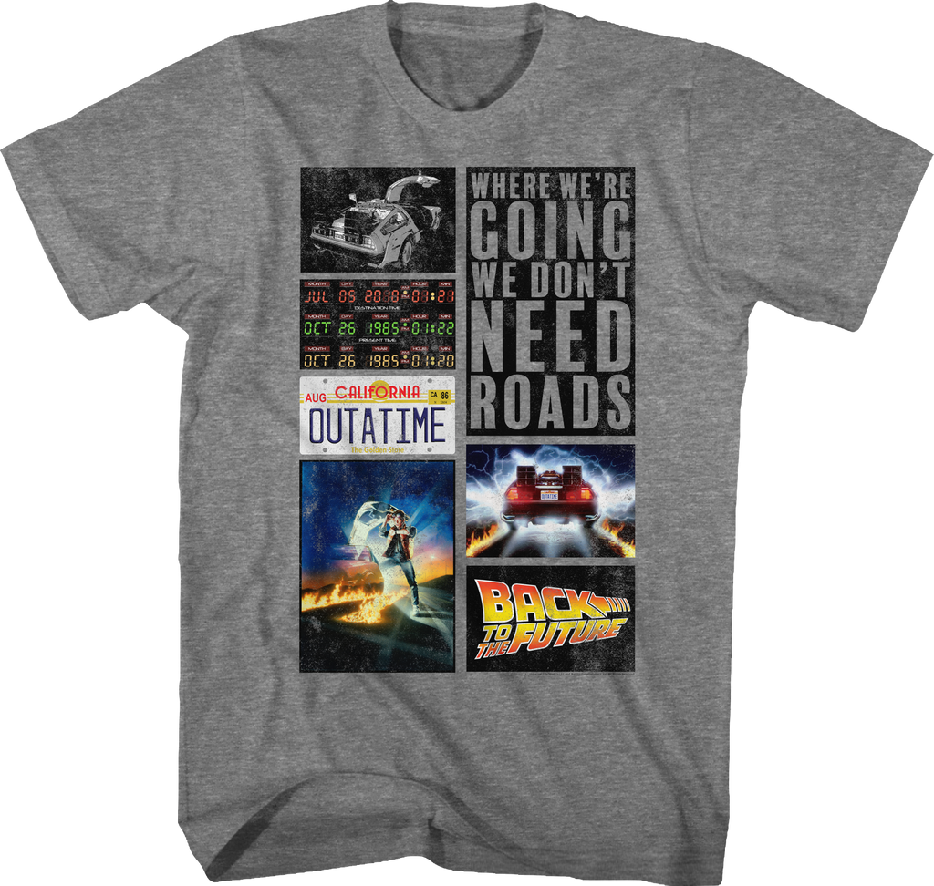 Collage Back To The Future T-Shirt product image 1
