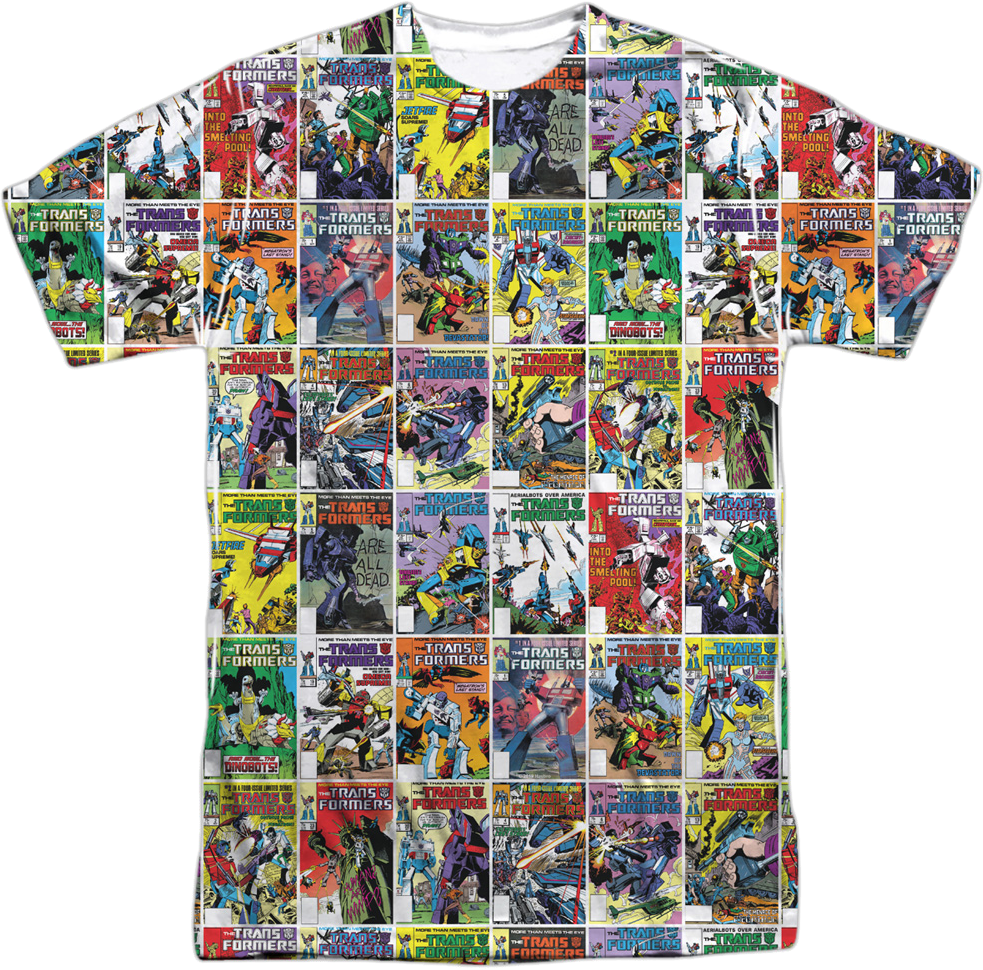Comic Book Covers Transformers T-Shirt product image 1